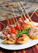 Catering snacks, appetizers or finger food / Tapas