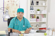 Medical doctor in the office