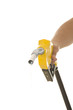 yellow gas pump