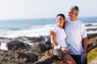 mature couple relaxing after exercise