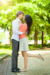 beautiful young couple in love