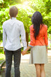 beautiful young couple in love