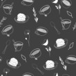 ea time seamless pattern