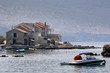 Komiza, fisherman port on the southwest of Vis island in Croatia