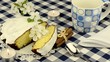 Easter pie with milk