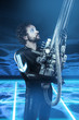 Photo: Future soldier with big gun, fantasy image Future soldier with big gun, fantasy image