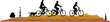 CYCLOTOURISTES ISOLES