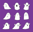 9 Assorted Halloween Ghosts