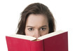 Frau mit Buch