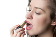 Foto: Frau mit Lippenstift Frau mit Lippenstift