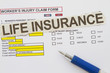 Photo: Accidental Injury Claim form Accidental Injury Claim form