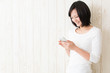 beautiful asian woman using smart phone
