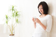 beautiful asian woman using smart phone