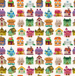 seamless house pattern