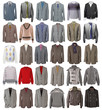 Photo: collection of men's jackets collection of men's jackets