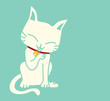 Cute Cat - Vector File EPS10