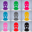 Avatars in a cap-mask, vector Eps10 illustration.
