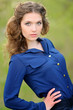 Foto: portrait of a beautiful girl glamorous fashion portrait of a beautiful girl glamorous fashion