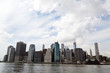Lower Manhattan skyline panorama