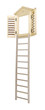 Ladder to Shuttered Window Second Floor