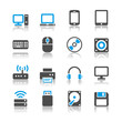 Computer icons - reflection theme
