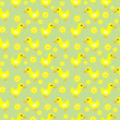 Vector: Seamless duck and flowers pattern Seamless duck and flowers pattern