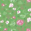 seamless summer floral pattern