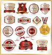 Vector: Premium Quality Labels Premium Quality Labels
