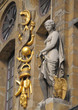 Antique style statue on baroque historical building