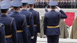 March-past soldiers