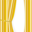 Vorhang in gold
