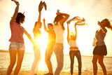 party on beach