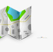 City map page with copyspace
