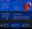 Vector: Website template Website template