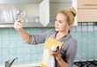 cleaning glass
