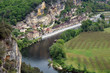 La Roque Gageac vue du ciel