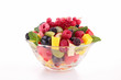 isolated fruit salad