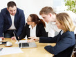 Teamwork - business people are in a meeting