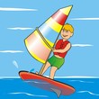 windsurfing