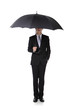 Business Man with an umbrella