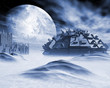 Illustration: Fantasy landscape Fantasy landscape