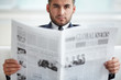 Boss with newspaper