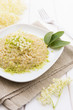 Photo: Risotto with elderflowers Risotto with elderflowers
