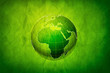 Photo: Green Earth concept, abstract grungy backgrounds with cardboard Green Earth concept, abstract grungy backgrounds with cardboard