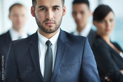 Photo: Leader of team Leader of team