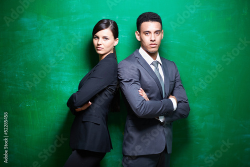 Photo: Confident employees Confident employees