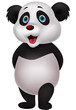 Cute panda cartoon