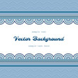 Wavy background with seamless borders