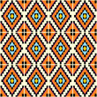 seamless Mexican geometric background
