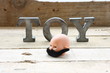 Toy with moustaches